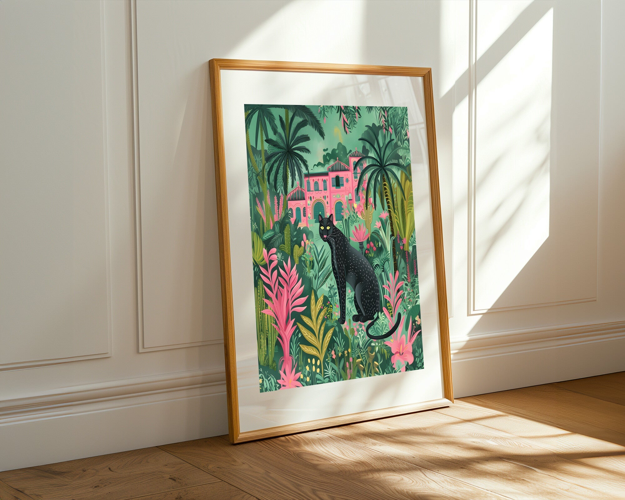 Pantera en la Villa | Cuadro decorativo de Monkey Canvas