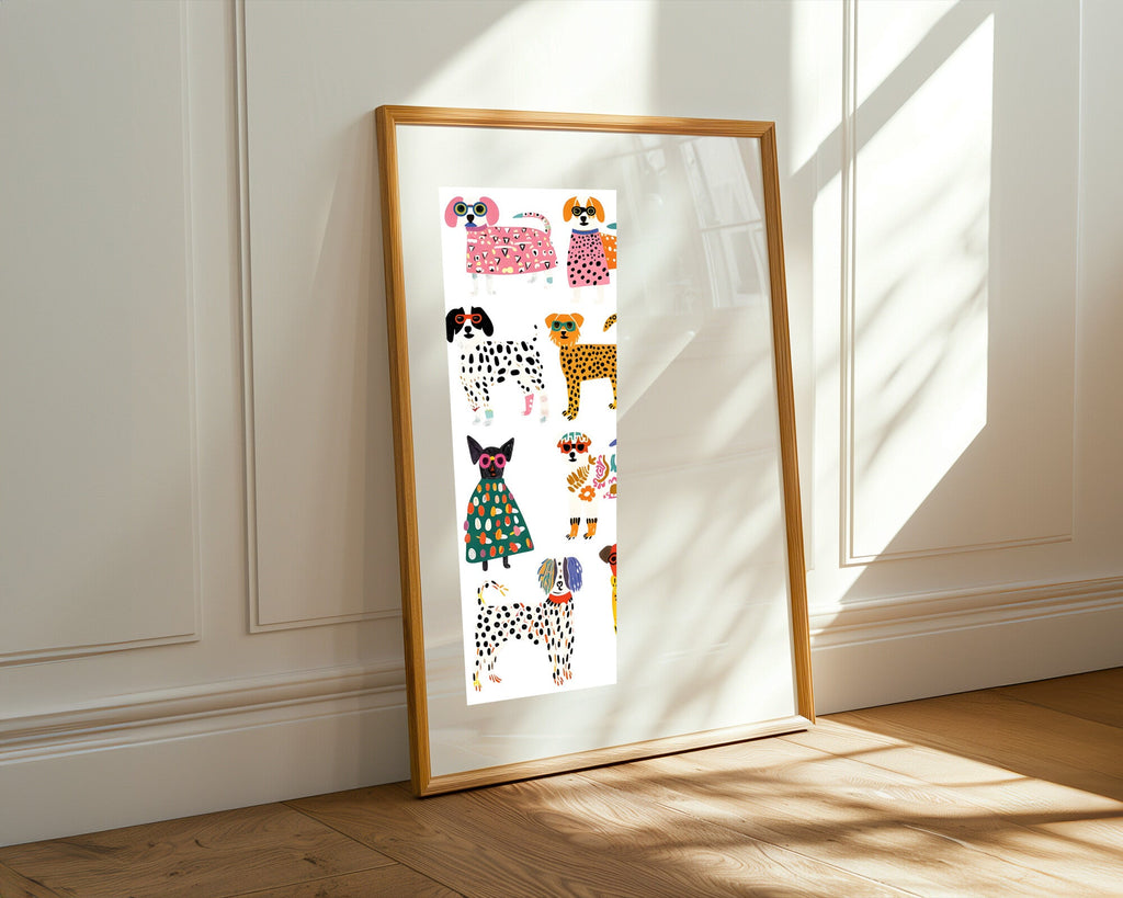 Perritos con Estilo | Cuadro decorativo de Monkey Canvas