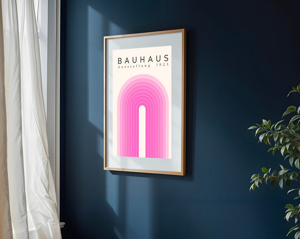 Arco Rosa Bauhaus | Cuadro decorativo de Monkey Canvas