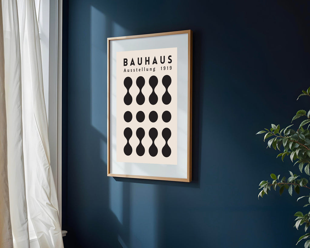 Reloj de Arena Bauhaus | Cuadro decorativo de Monkey Canvas