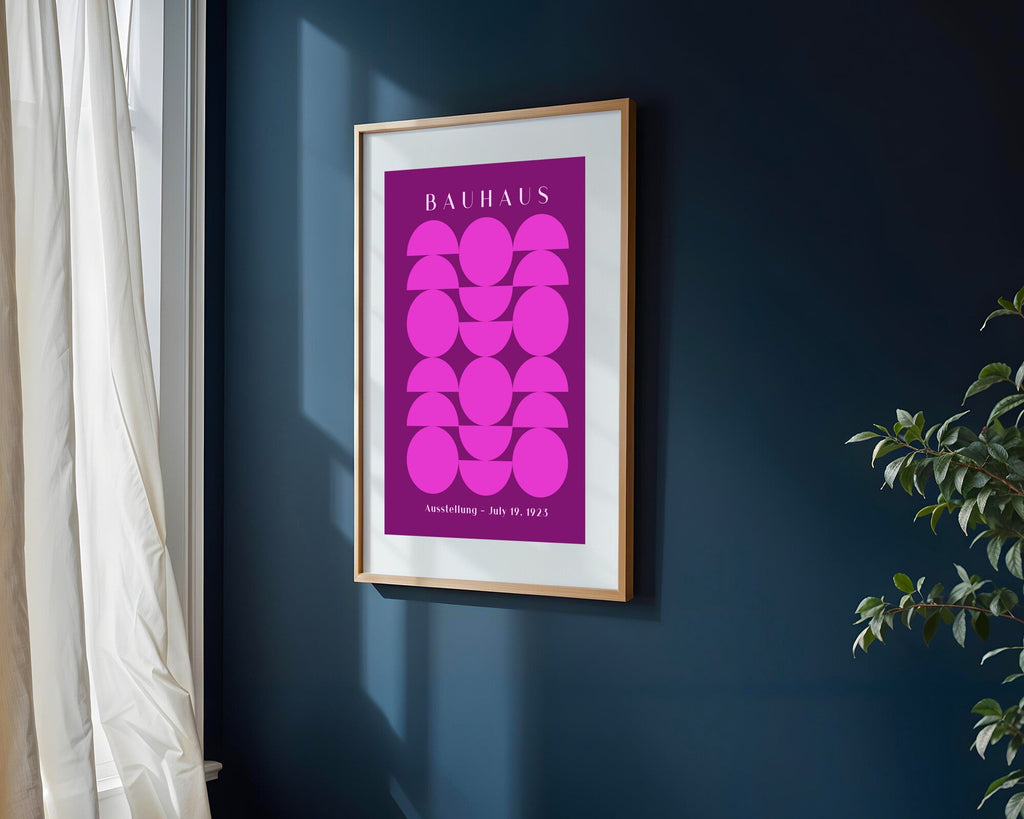 Círculos Magenta | Cuadro decorativo de Monkey Canvas