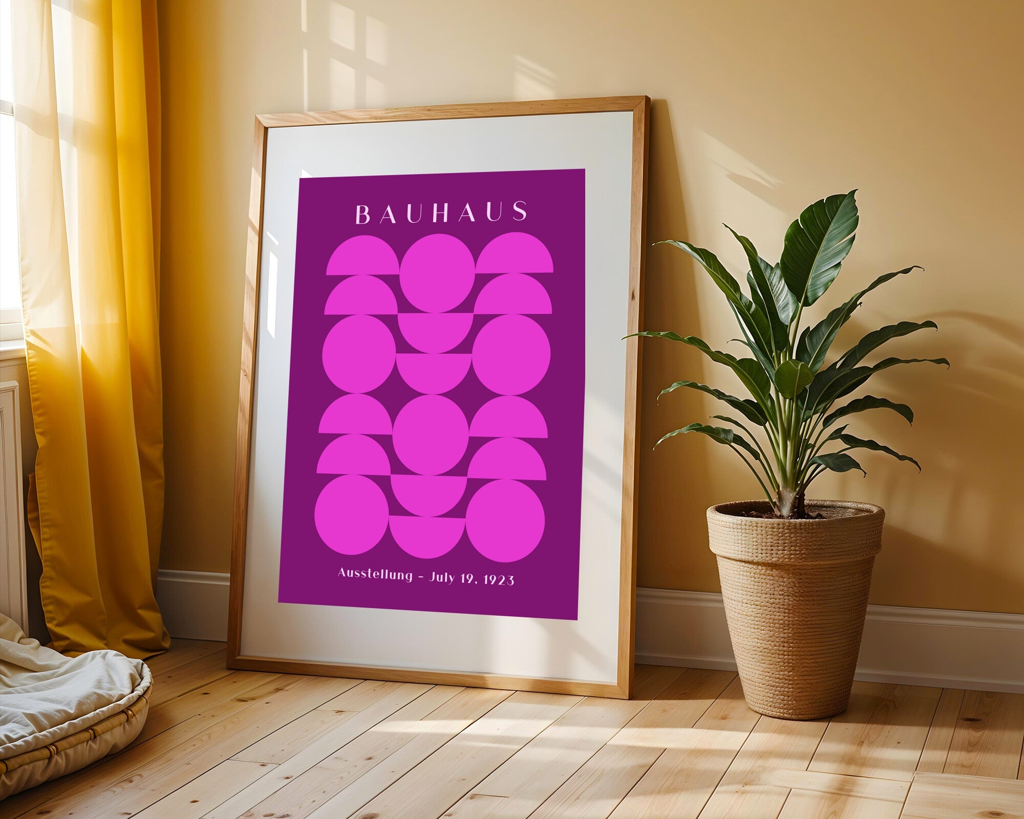 Círculos Magenta | Cuadro decorativo de Monkey Canvas
