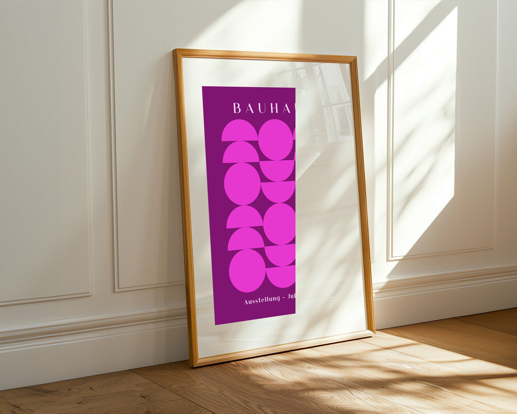 Círculos Magenta | Cuadro decorativo de Monkey Canvas