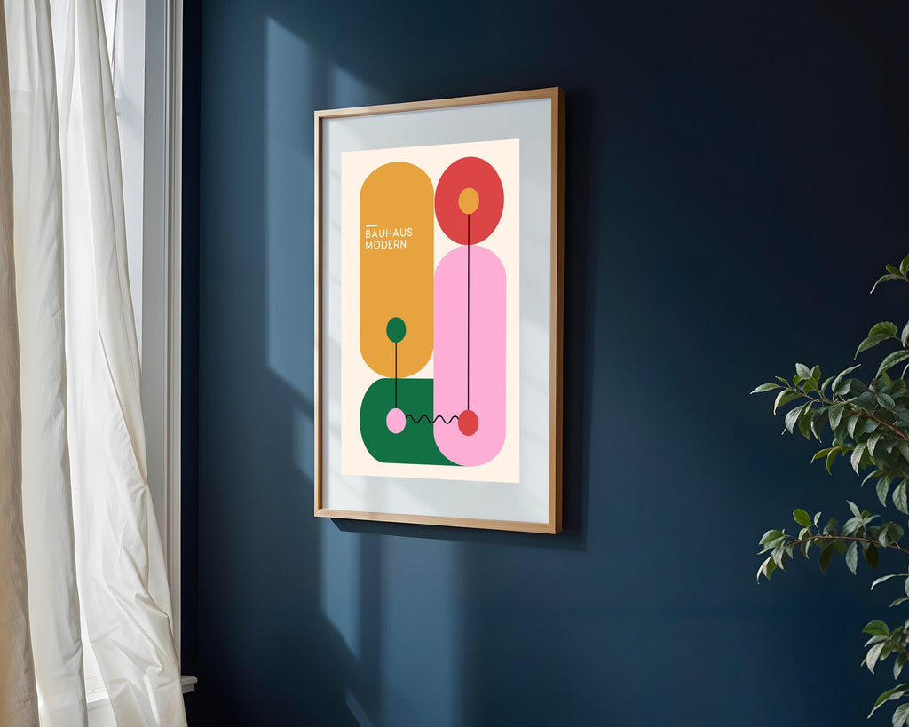 Bauhaus Moderno | Cuadro decorativo de Monkey Canvas