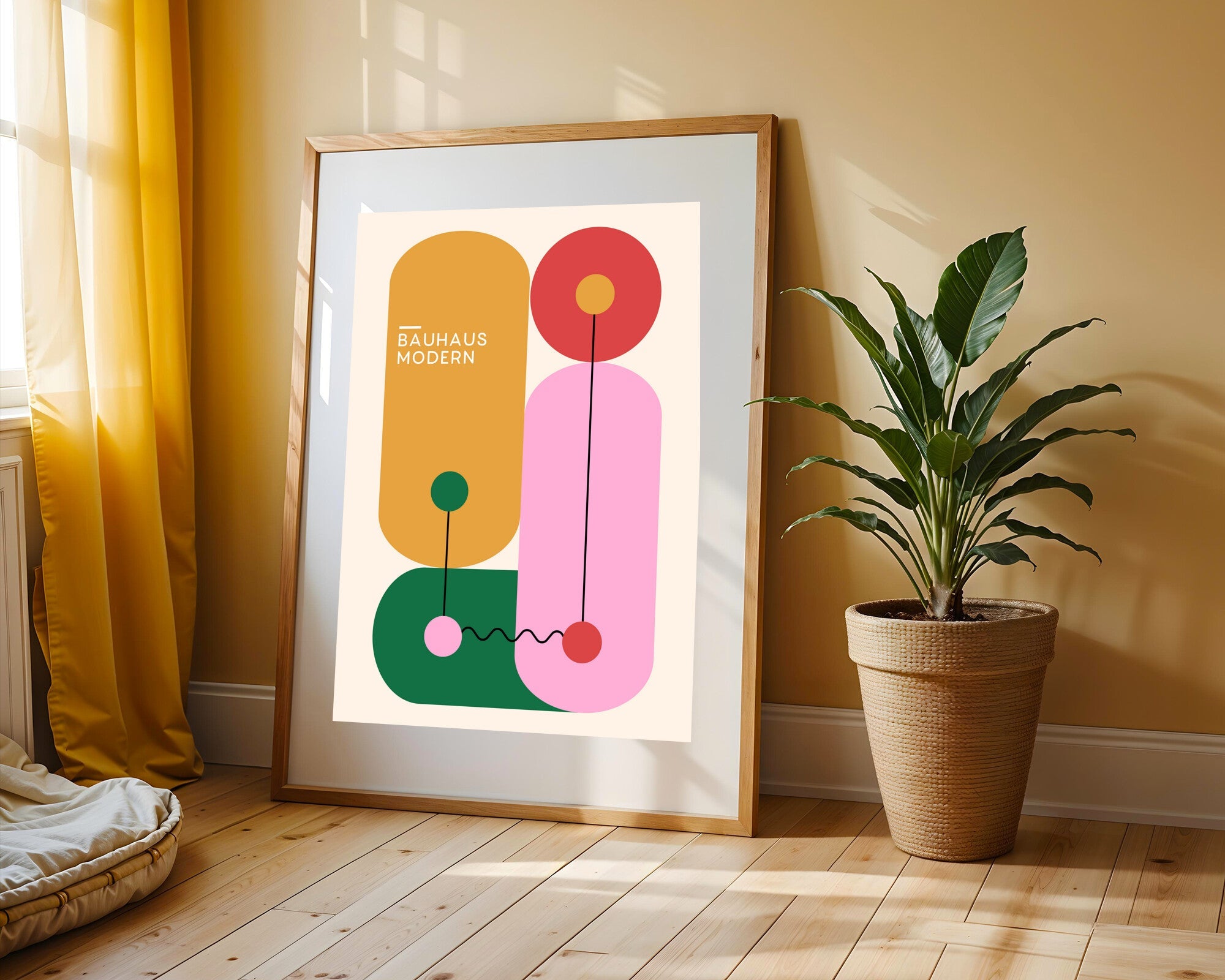 Bauhaus Moderno | Cuadro decorativo de Monkey Canvas
