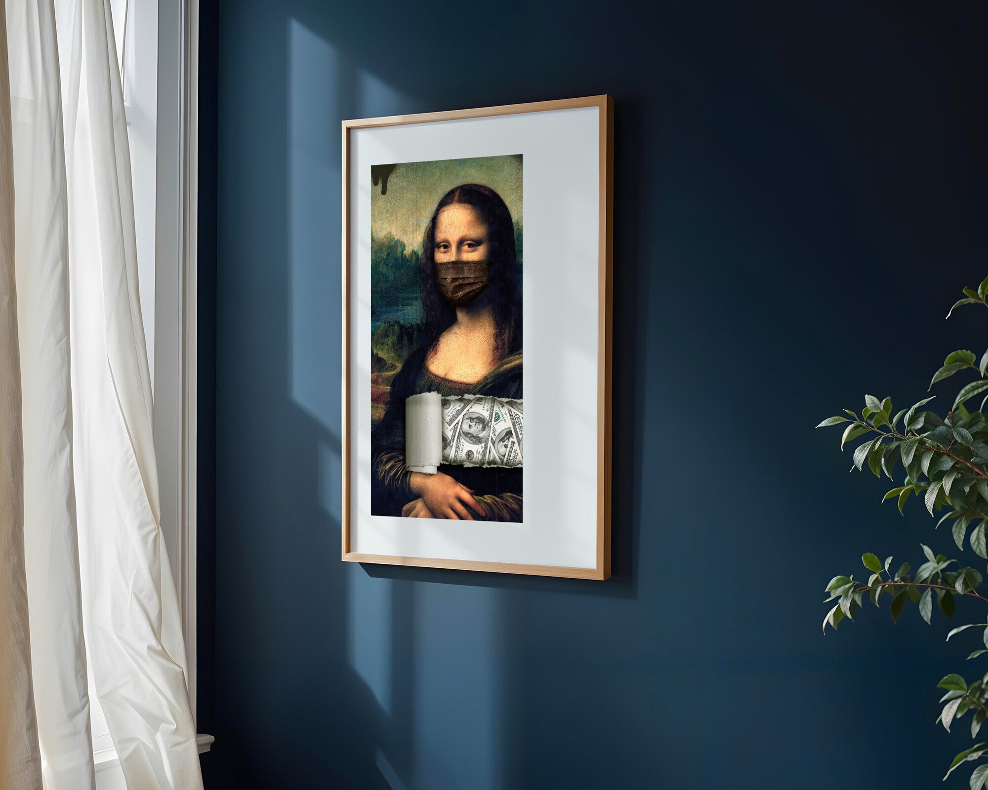 Gioconda Millonaria | Cuadro decorativo de Monkey Canvas