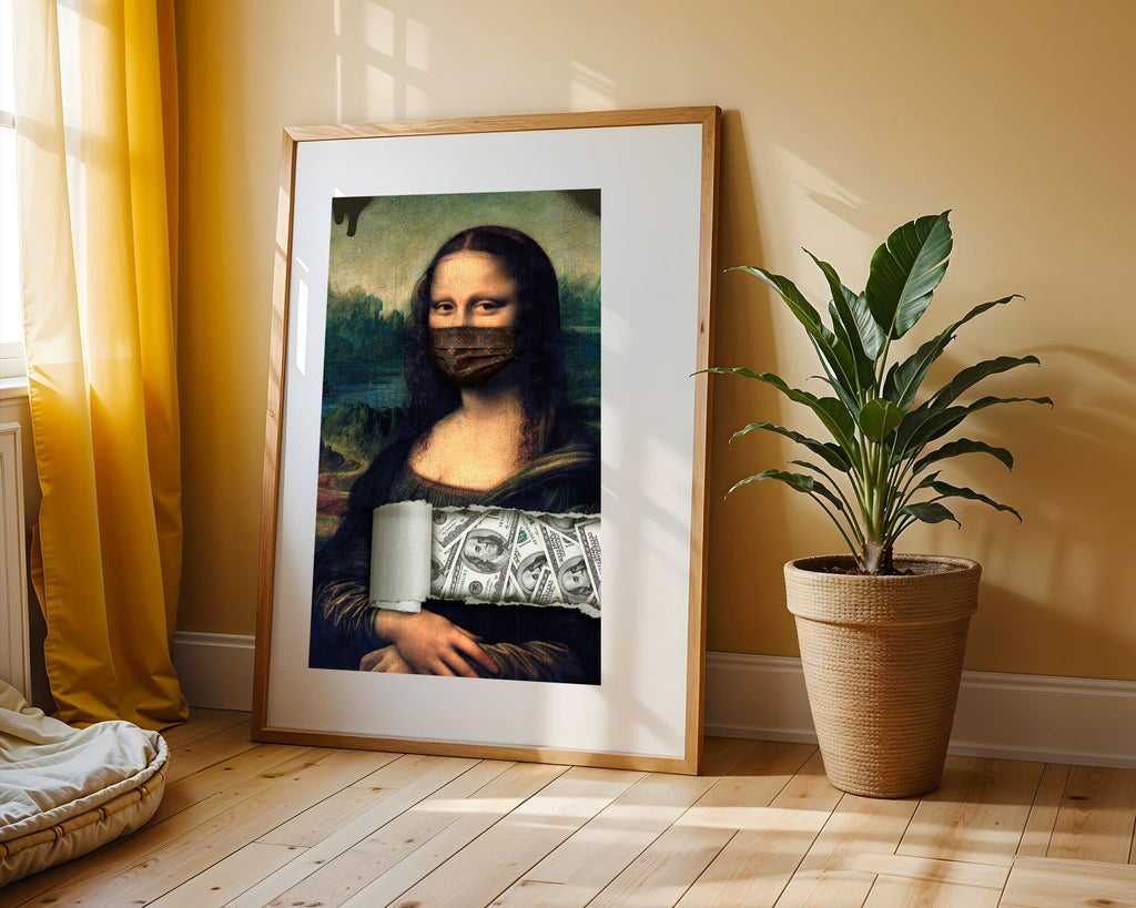 Gioconda Millonaria | Cuadro decorativo de Monkey Canvas