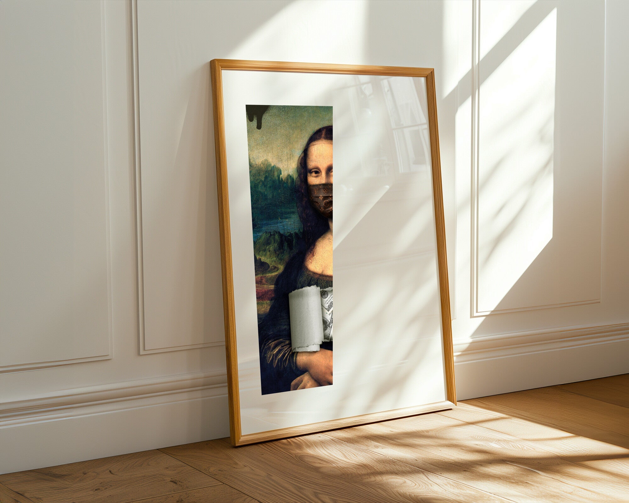 Gioconda Millonaria | Cuadro decorativo de Monkey Canvas