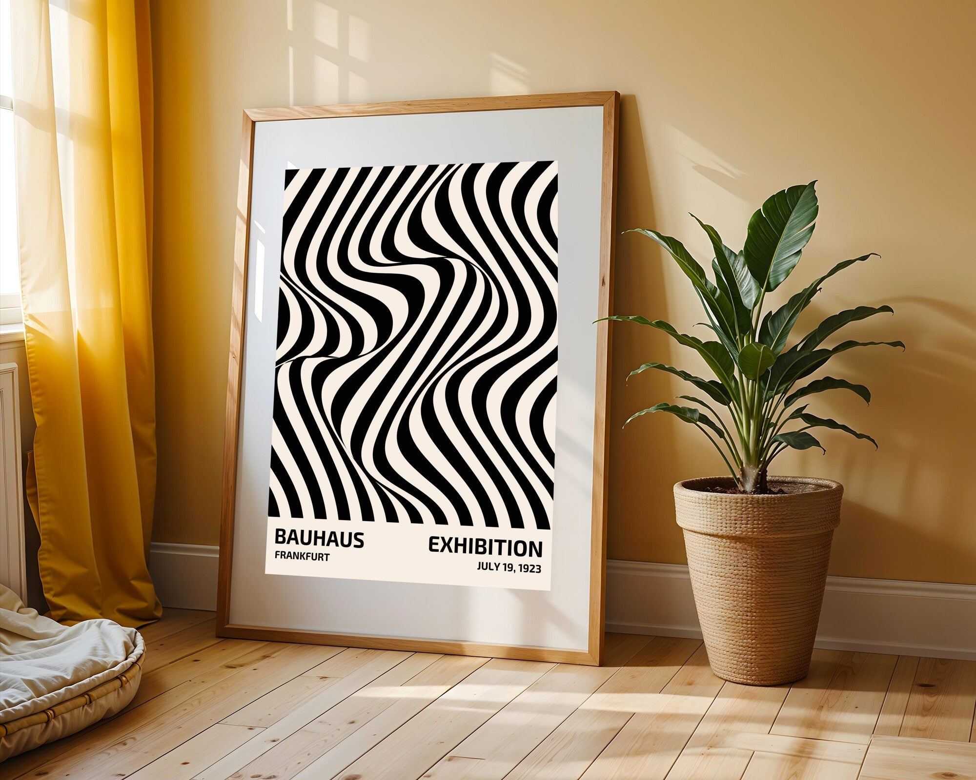 Ondas Bauhaus | Cuadro decorativo de Monkey Canvas