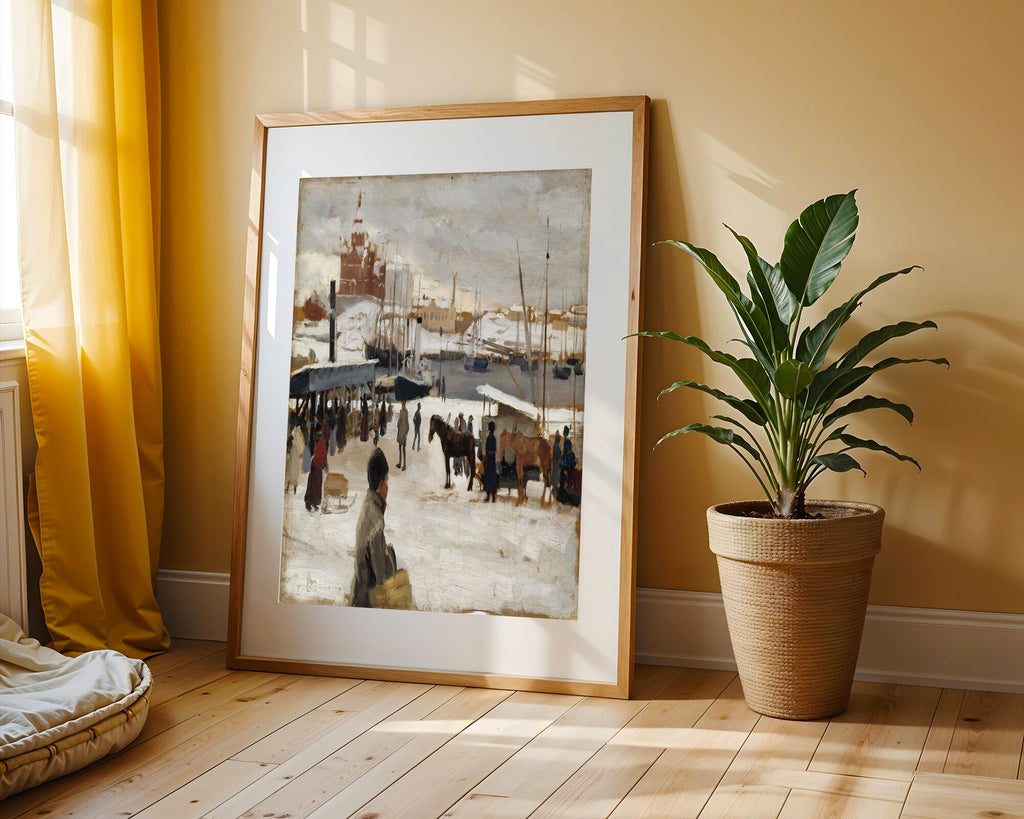 Puerto de Invierno | Cuadro decorativo de Monkey Canvas