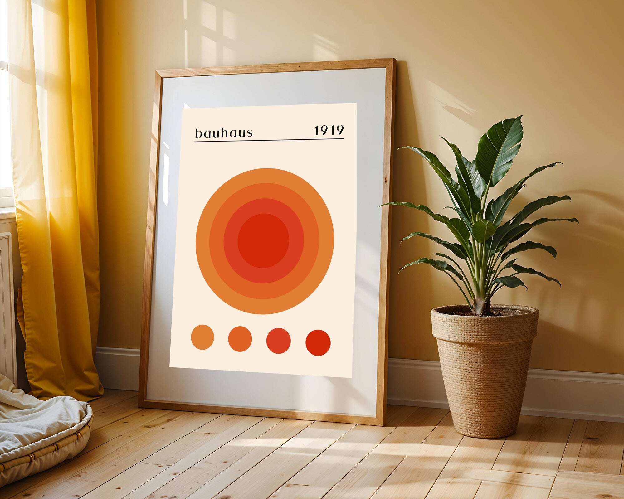 Atardecer Concéntrico | Cuadro decorativo de Monkey Canvas