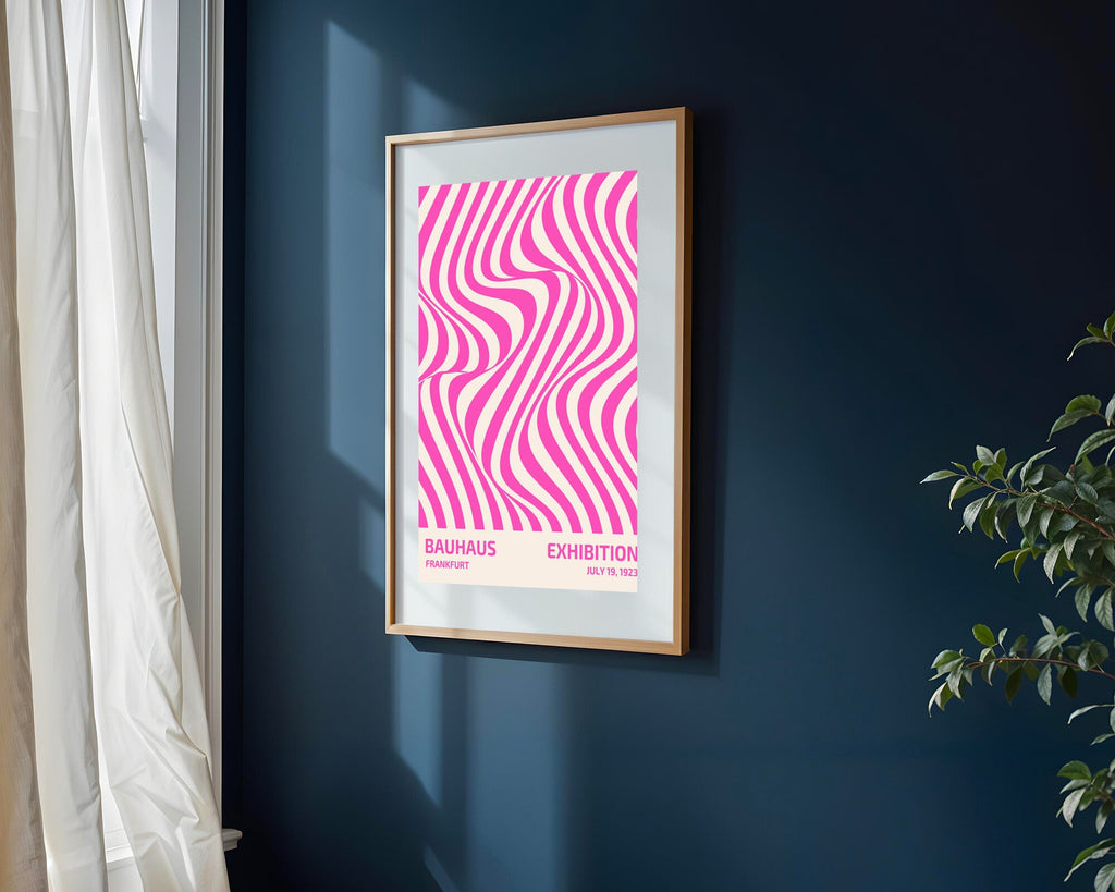 Ondas Fucsia | Cuadro decorativo de Monkey Canvas