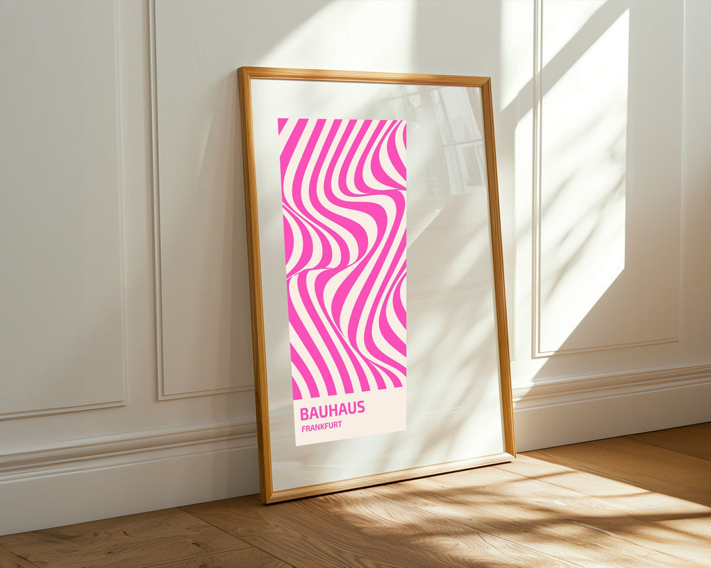 Ondas Fucsia | Cuadro decorativo de Monkey Canvas