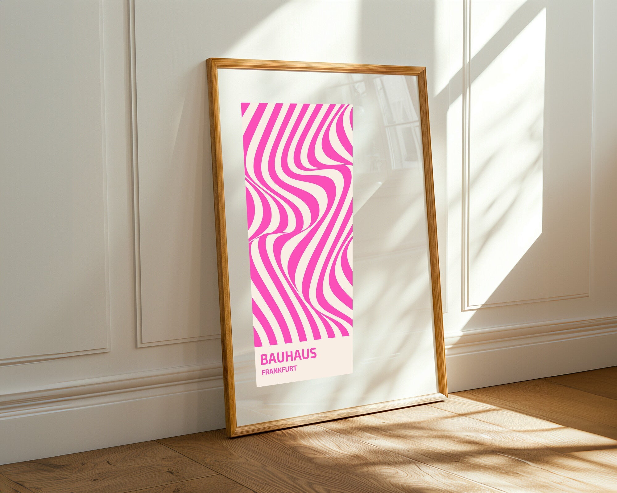Ondas Fucsia | Cuadro decorativo de Monkey Canvas