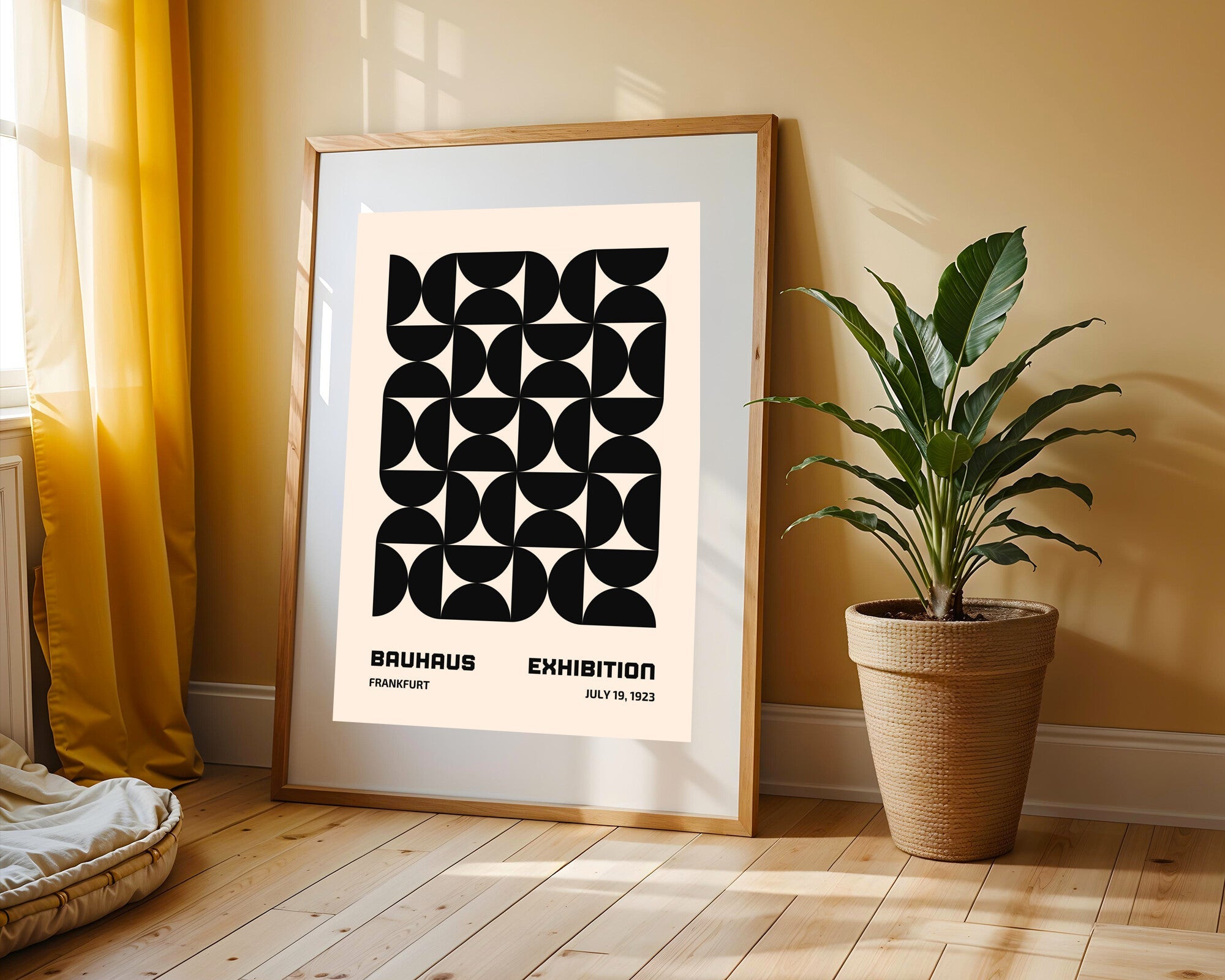 Geometría en Negro | Cuadro decorativo de Monkey Canvas