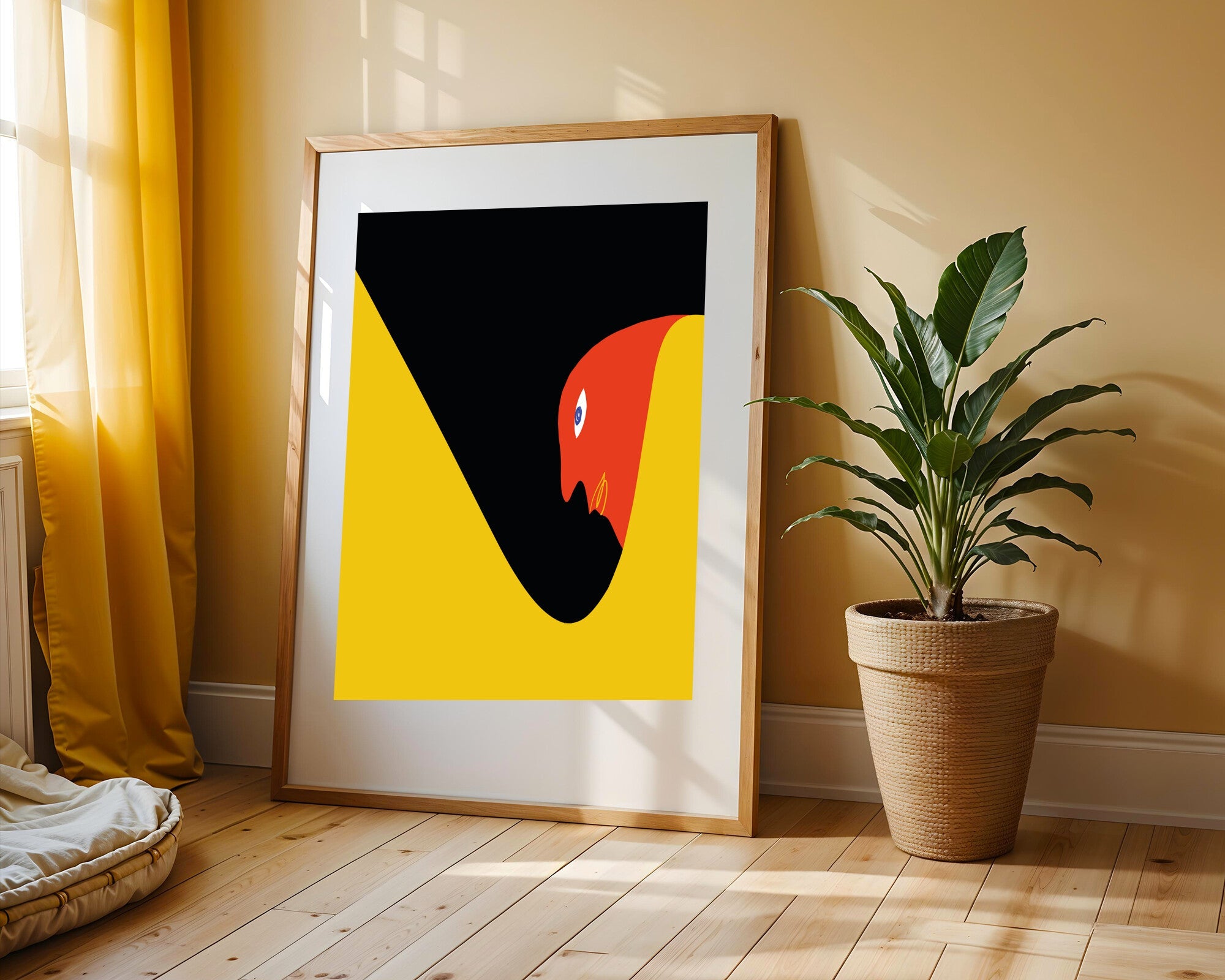 Ave Abstracta | Cuadro decorativo de Monkey Canvas