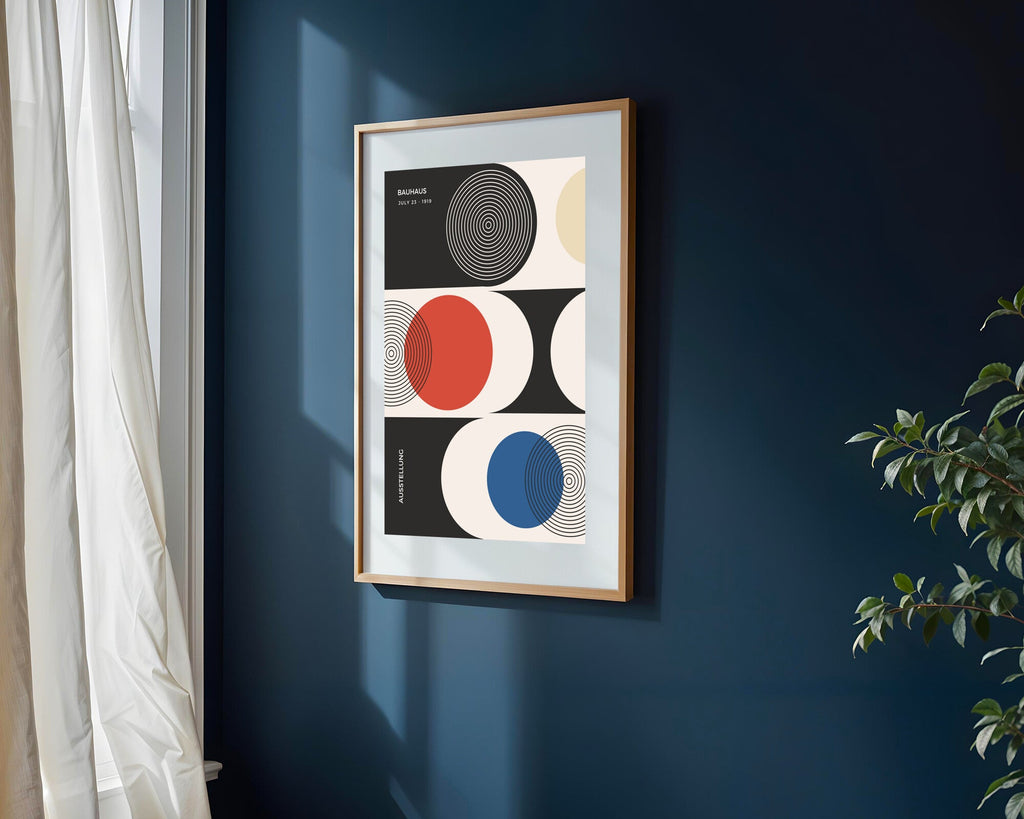 Círculos Multicolor Bauhaus | Cuadro decorativo de Monkey Canvas