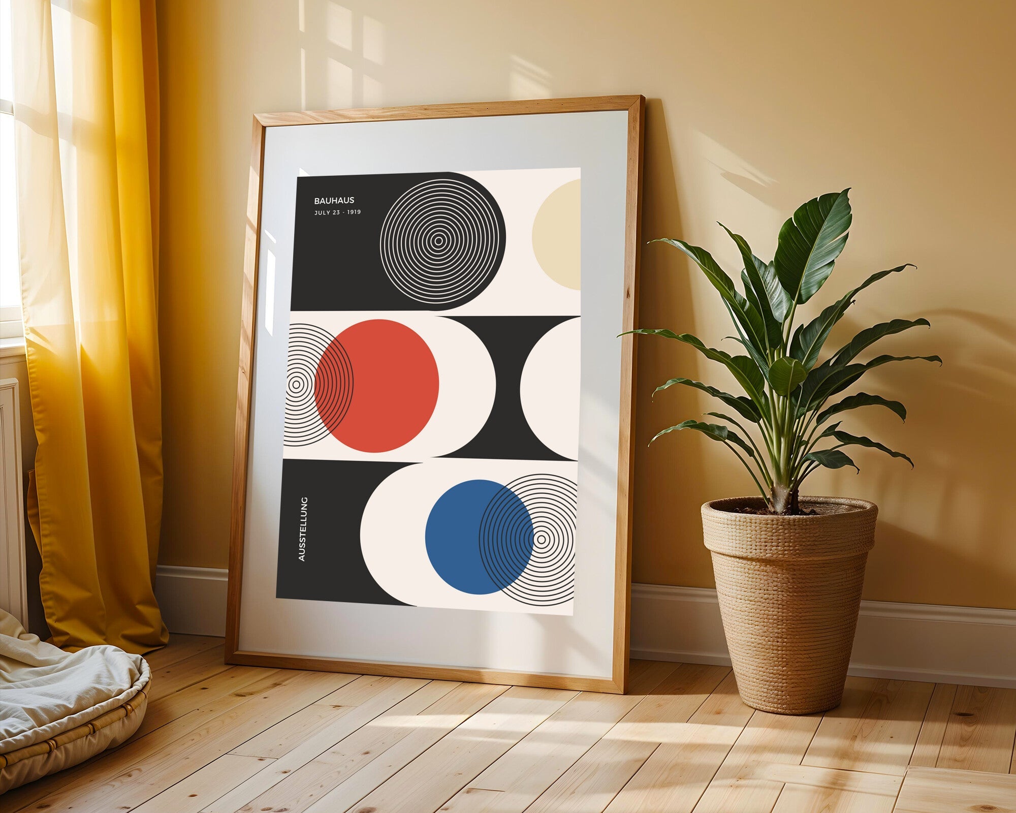 Círculos Multicolor Bauhaus | Cuadro decorativo de Monkey Canvas