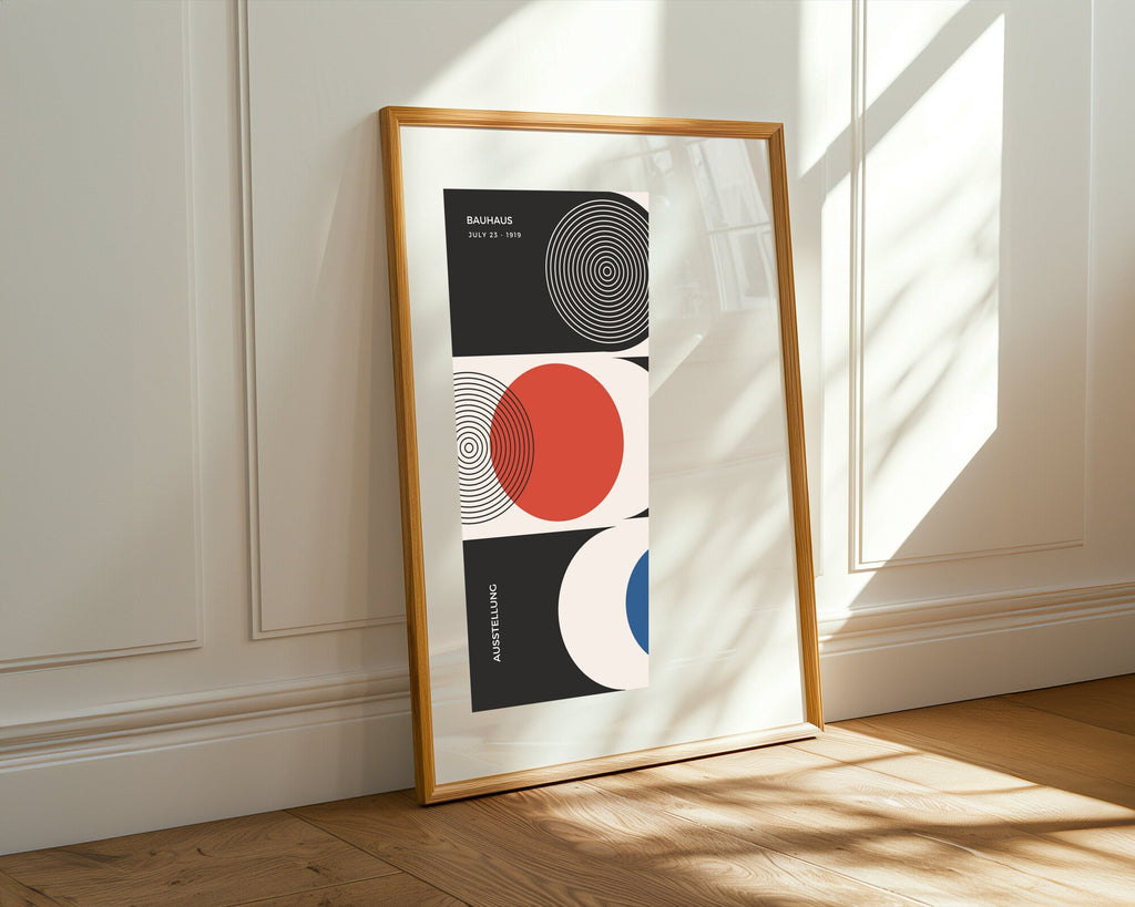 Círculos Multicolor Bauhaus | Cuadro decorativo de Monkey Canvas