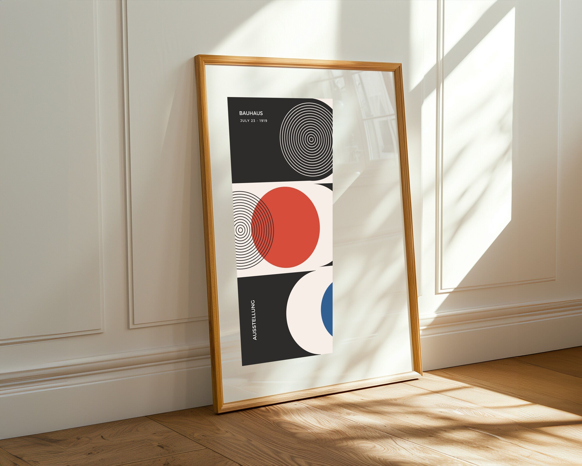 Círculos Multicolor Bauhaus | Cuadro decorativo de Monkey Canvas