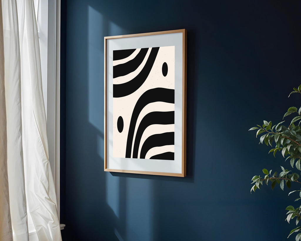 Ondas Monocromas | Cuadro decorativo de Monkey Canvas