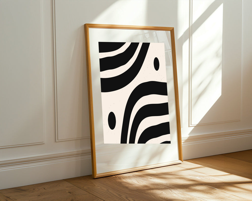 Ondas Monocromas | Cuadro decorativo de Monkey Canvas