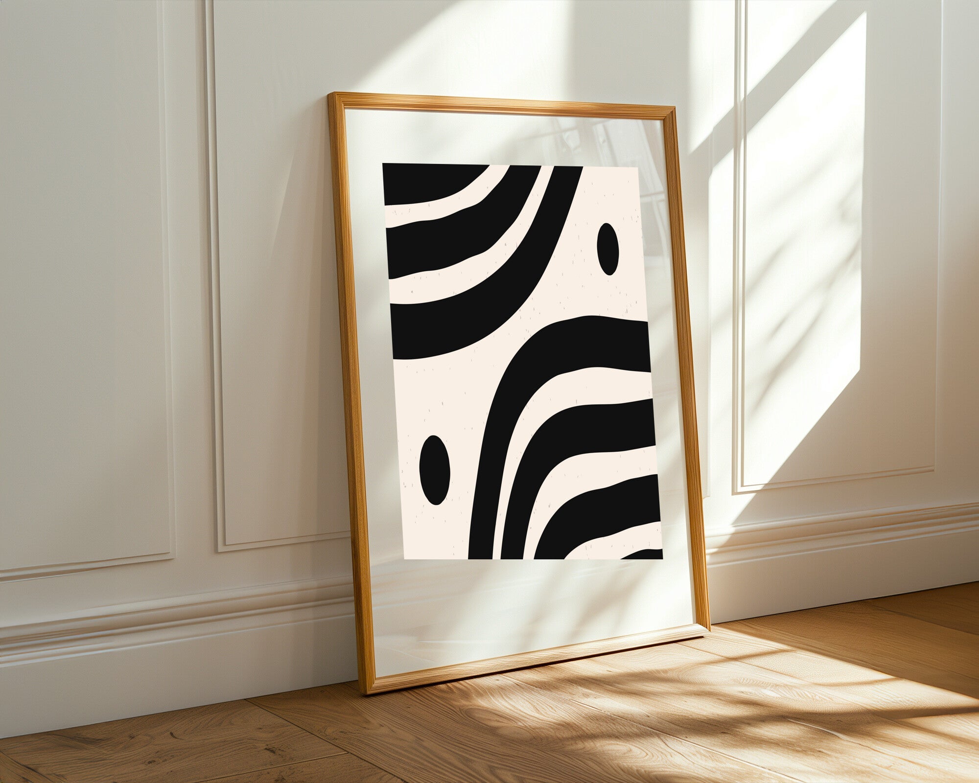Ondas Monocromas | Cuadro decorativo de Monkey Canvas