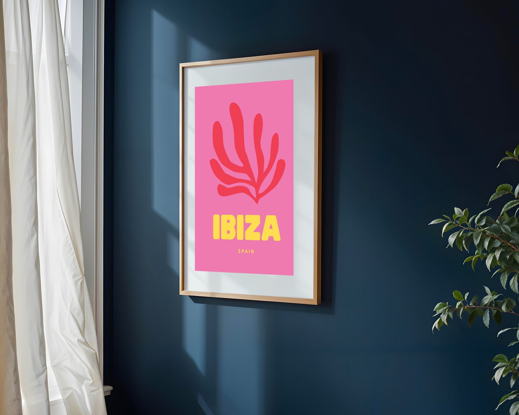 Ibiza Hoja Matisse | Cuadro decorativo de Monkey Canvas
