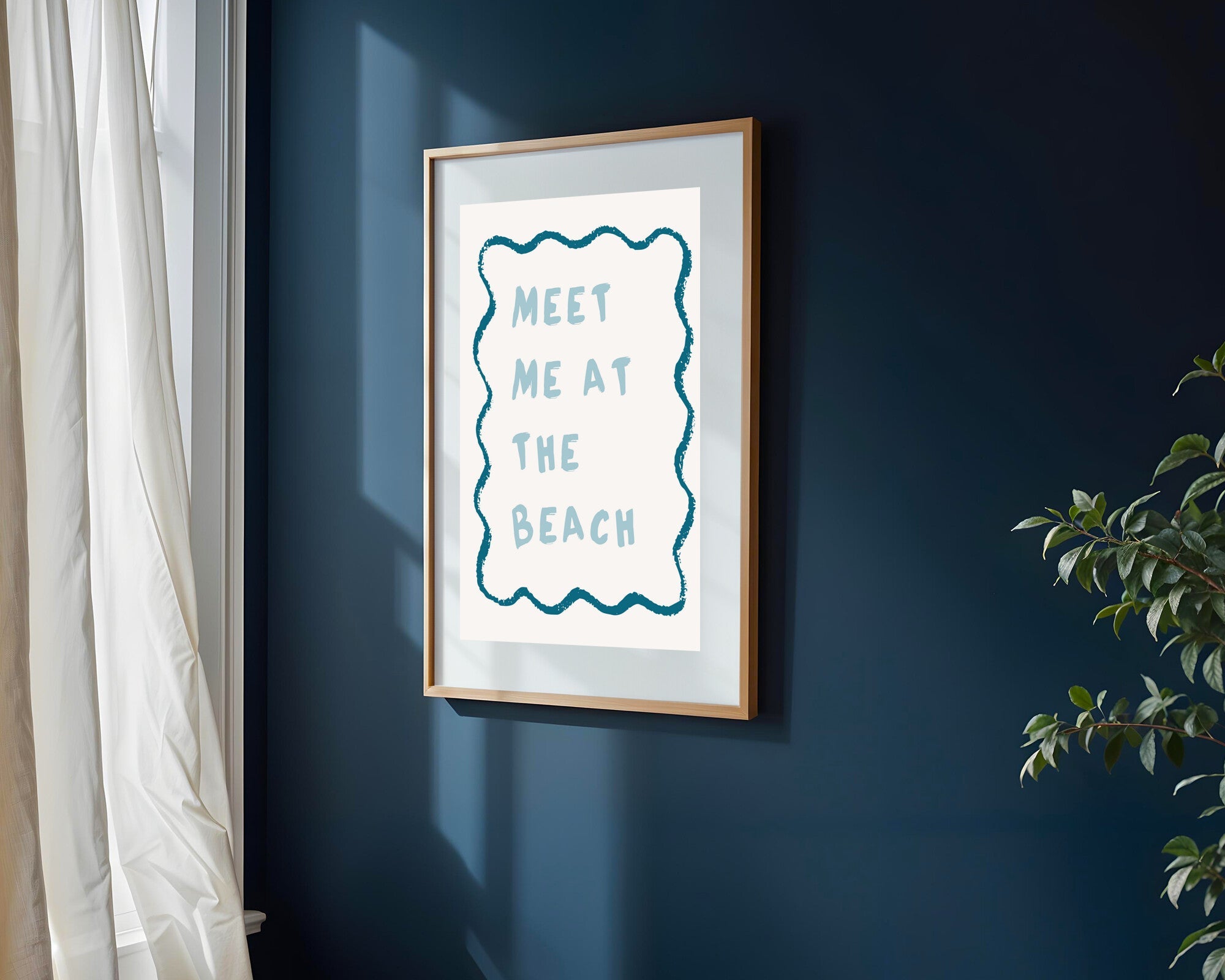 Cita en la Playa | Cuadro decorativo de Monkey Canvas