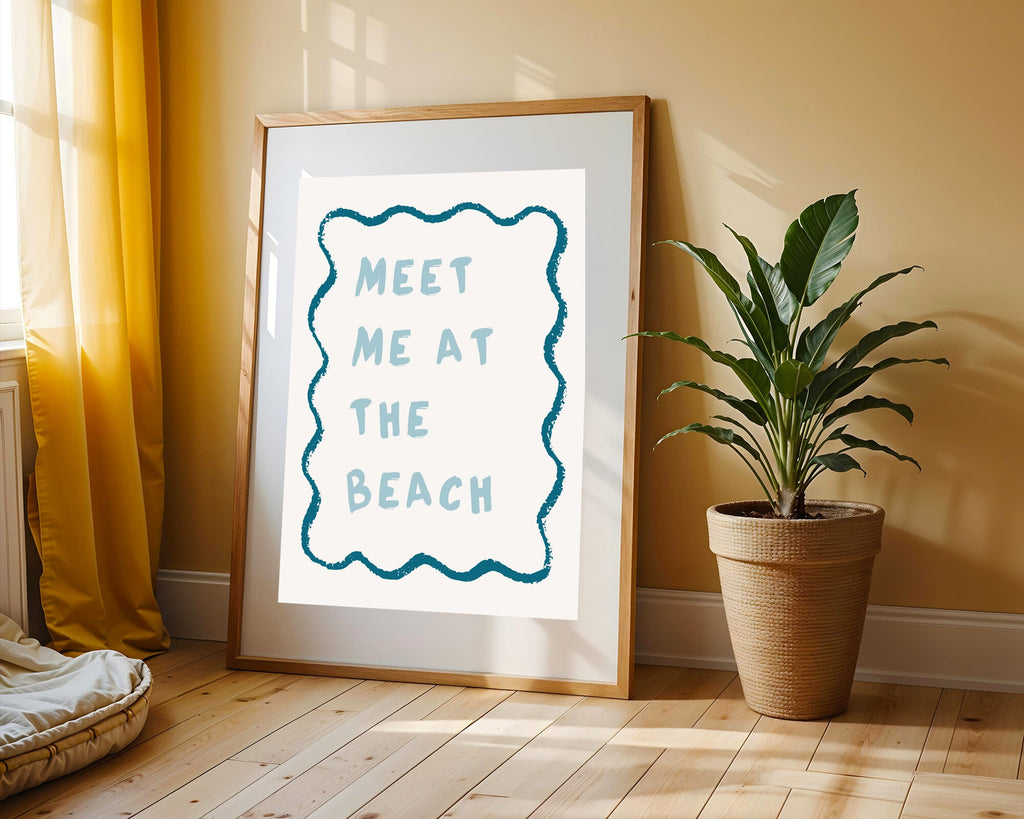 Cita en la Playa | Cuadro decorativo de Monkey Canvas