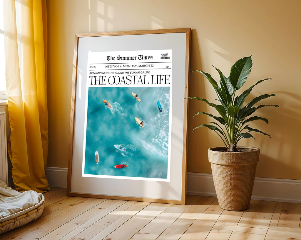 Surfistas desde el Cielo | Cuadro decorativo de Monkey Canvas