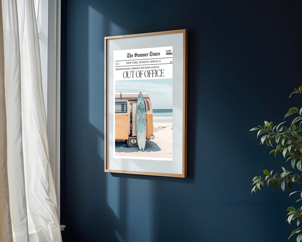 Out of Office Combi Surf | Cuadro decorativo de Monkey Canvas
