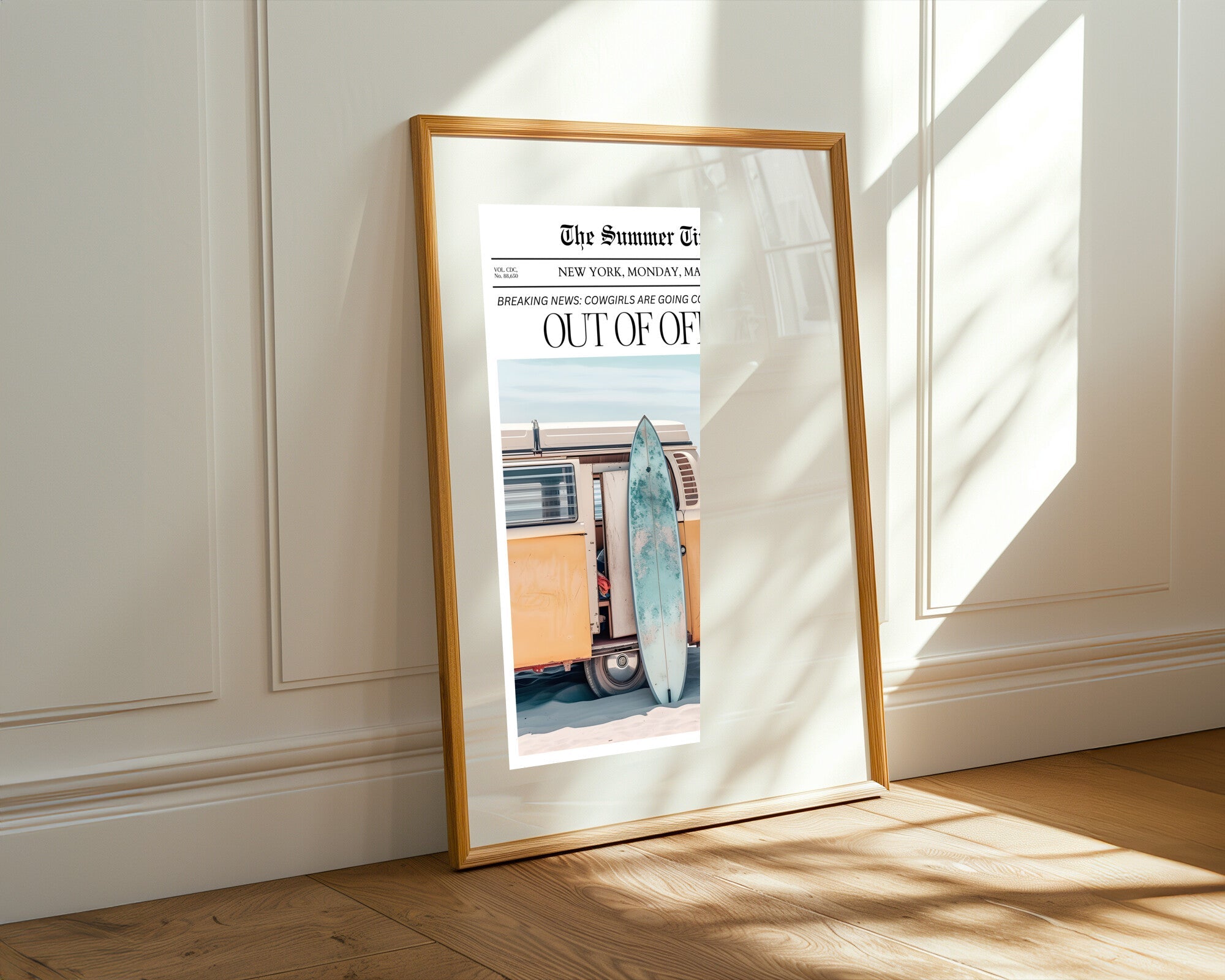 Out of Office Combi Surf | Cuadro decorativo de Monkey Canvas