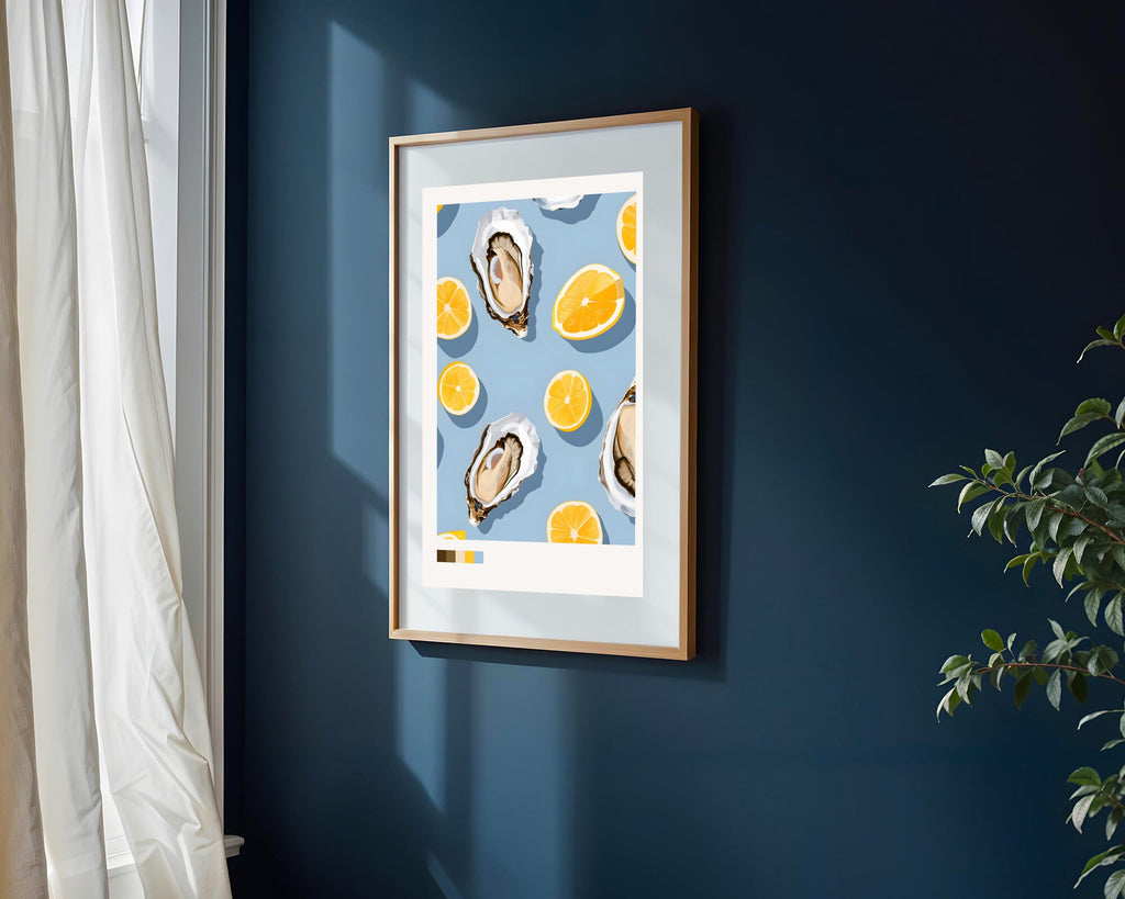 Ostras y Limones | Cuadro decorativo de Monkey Canvas