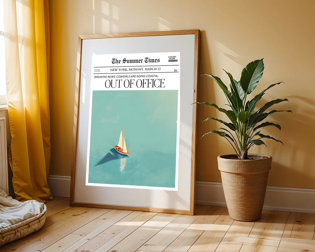 Velero Solitario | Cuadro decorativo de Monkey Canvas
