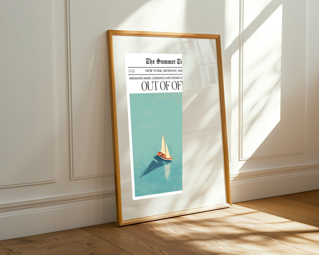 Velero Solitario | Cuadro decorativo de Monkey Canvas