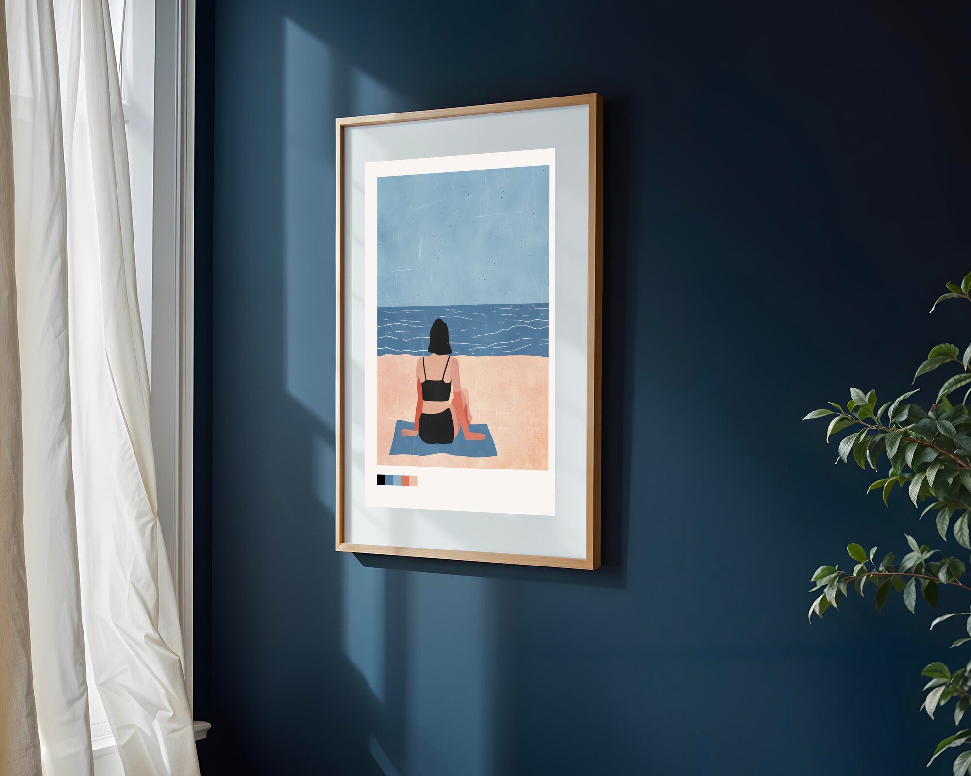 Contemplando el Mar | Cuadro decorativo de Monkey Canvas