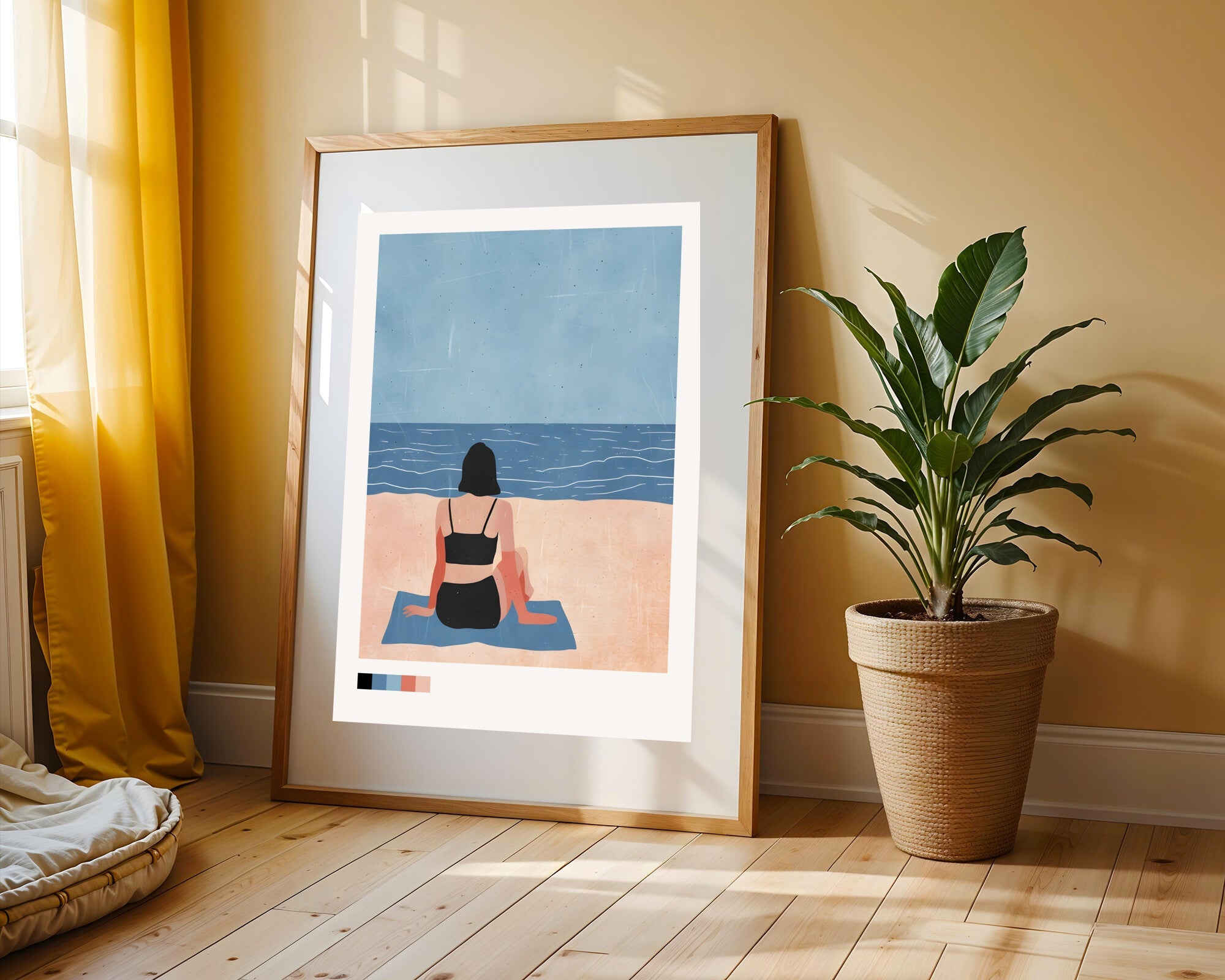 Contemplando el Mar | Cuadro decorativo de Monkey Canvas