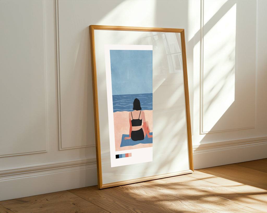 Contemplando el Mar | Cuadro decorativo de Monkey Canvas