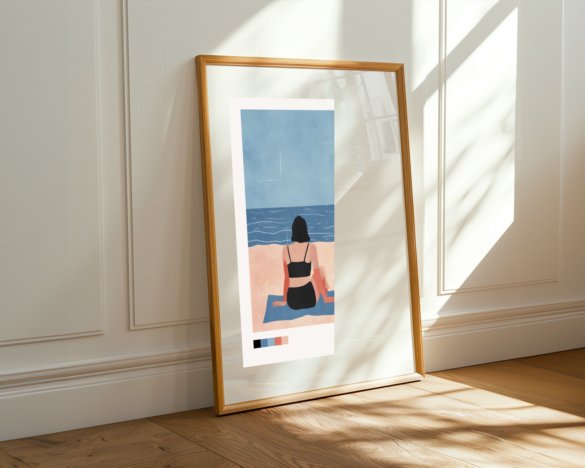 Contemplando el Mar | Cuadro decorativo de Monkey Canvas