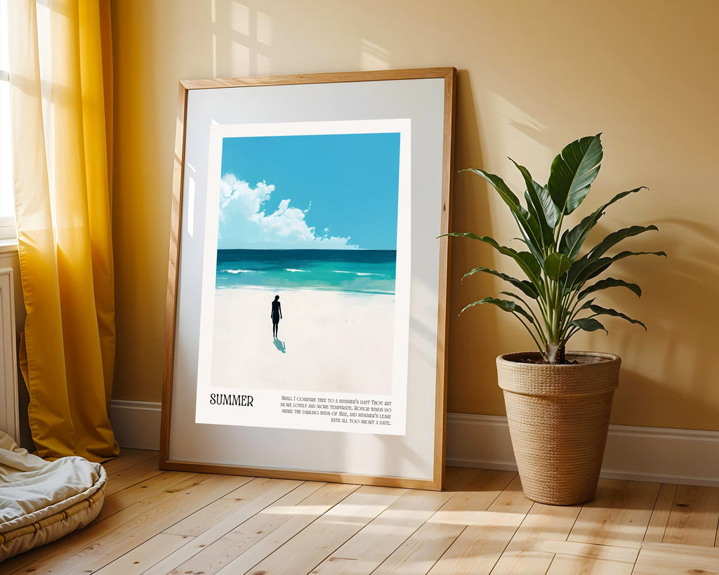 Silueta de Verano | Cuadro decorativo de Monkey Canvas