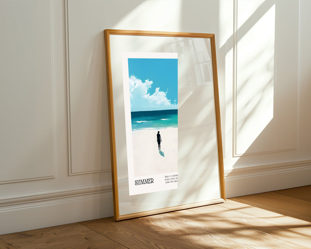 Silueta de Verano | Cuadro decorativo de Monkey Canvas