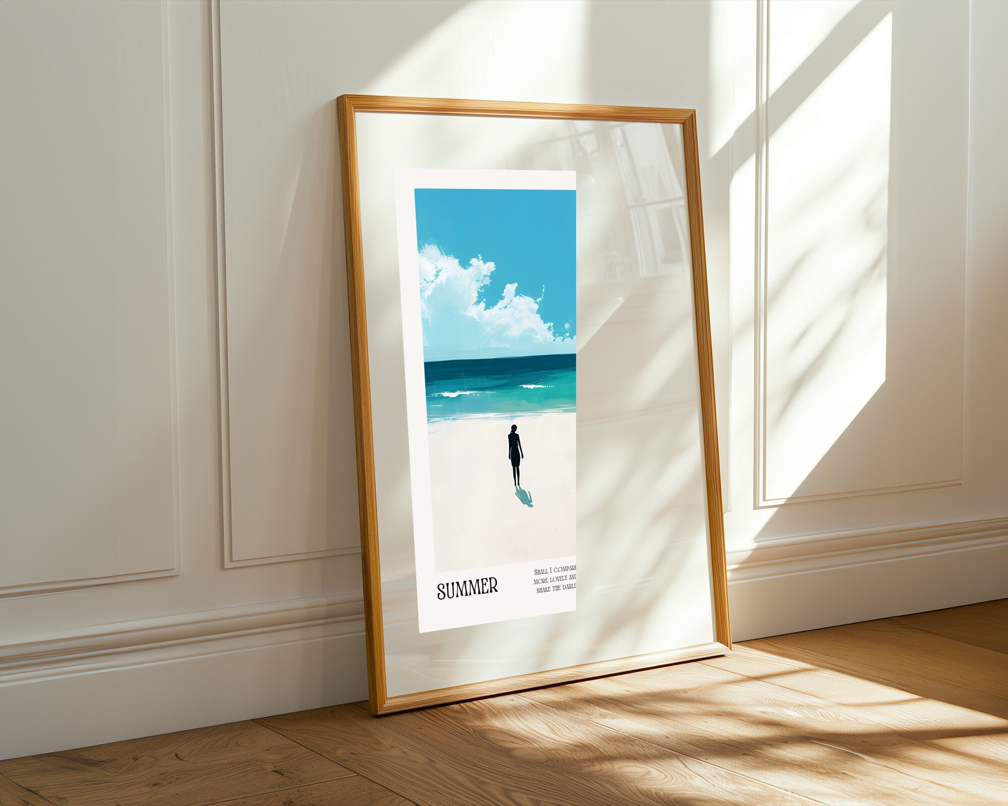 Silueta de Verano | Cuadro decorativo de Monkey Canvas