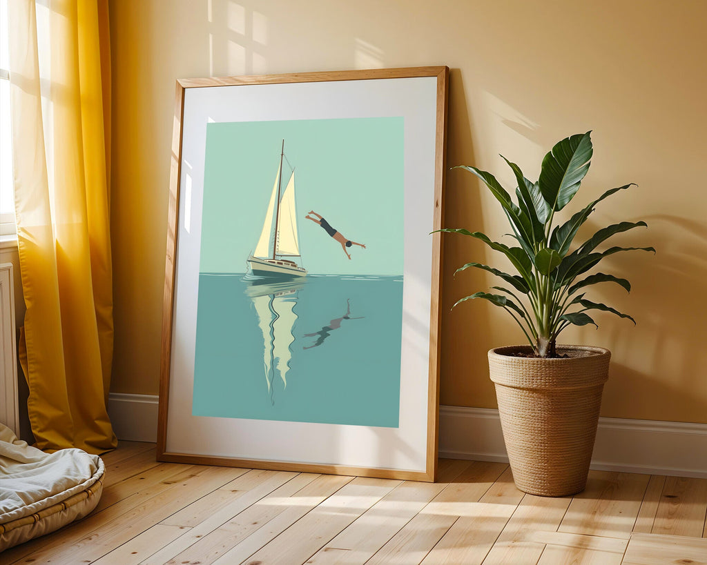 Clavado desde el Velero | Cuadro decorativo de Monkey Canvas