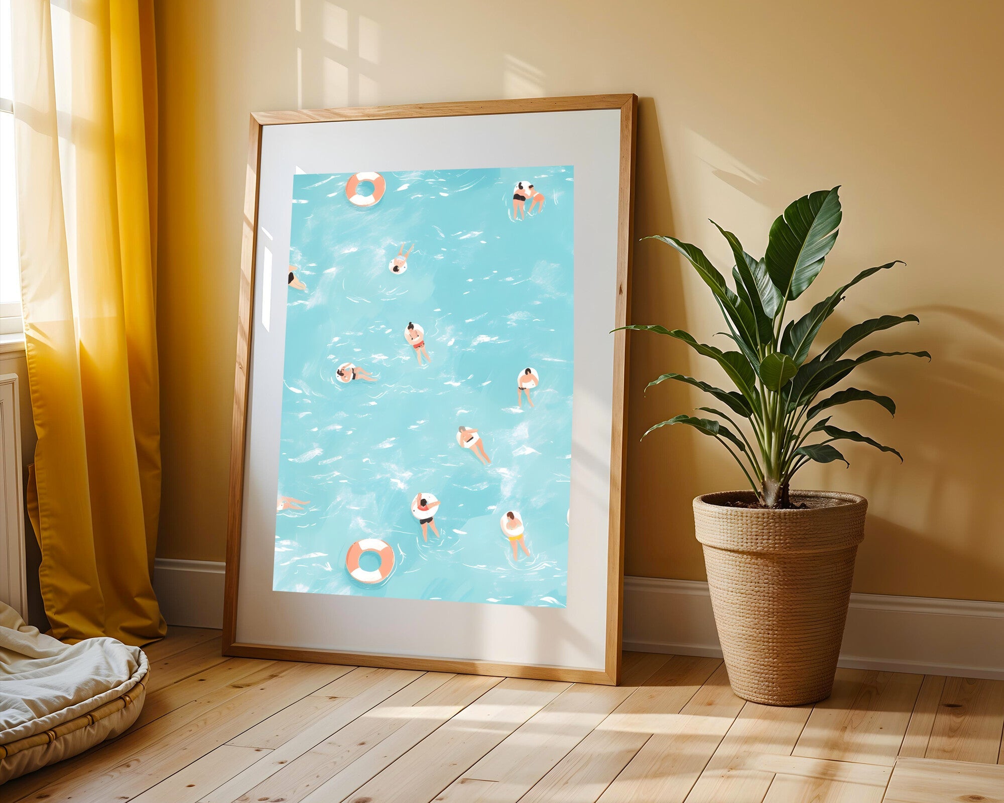 Flotadores en el Mar | Cuadro decorativo de Monkey Canvas