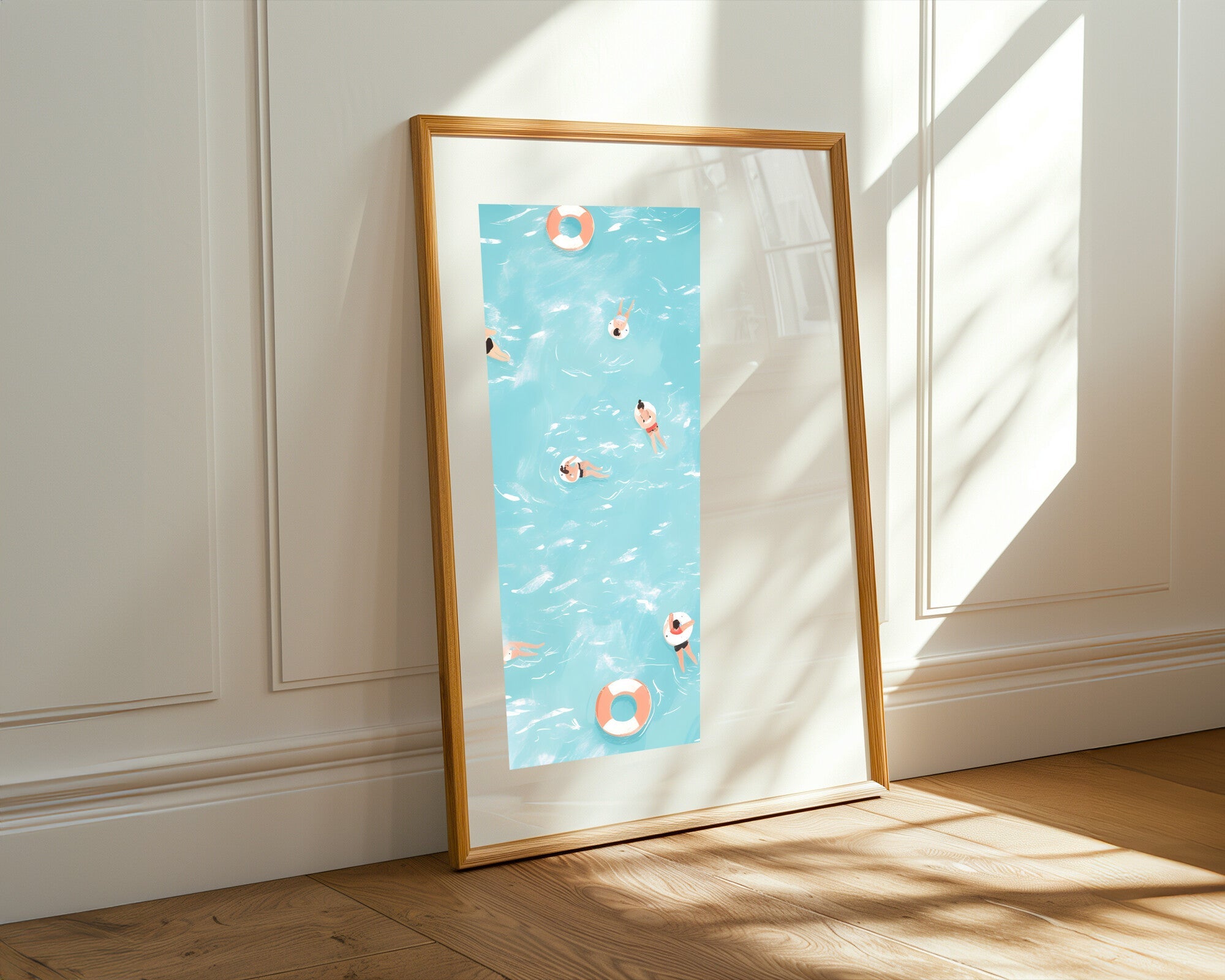 Flotadores en el Mar | Cuadro decorativo de Monkey Canvas