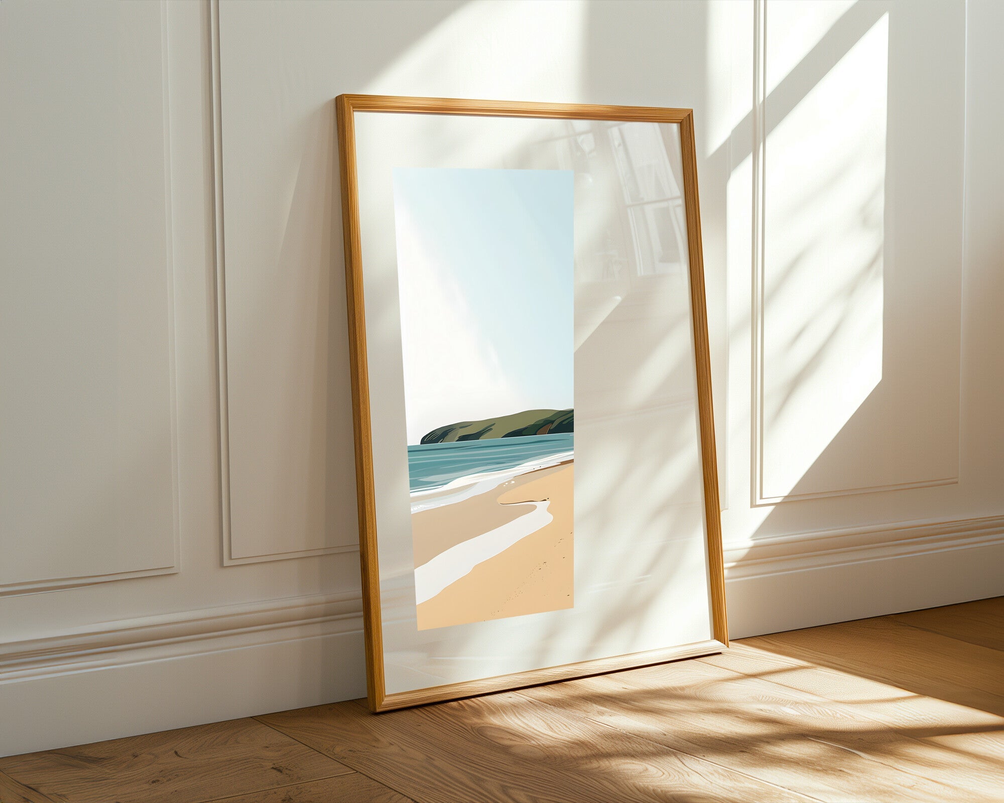 Cala Dorada al Atardecer | Cuadro decorativo de Monkey Canvas
