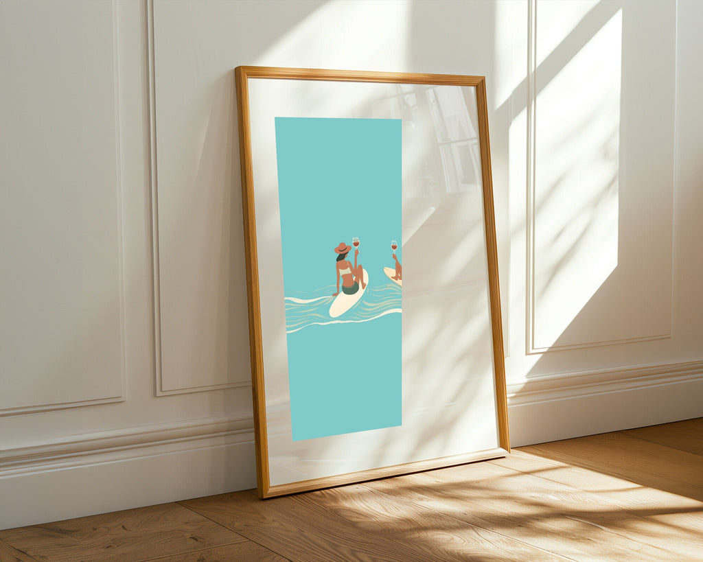 Brindis en Alta Mar | Cuadro decorativo de Monkey Canvas