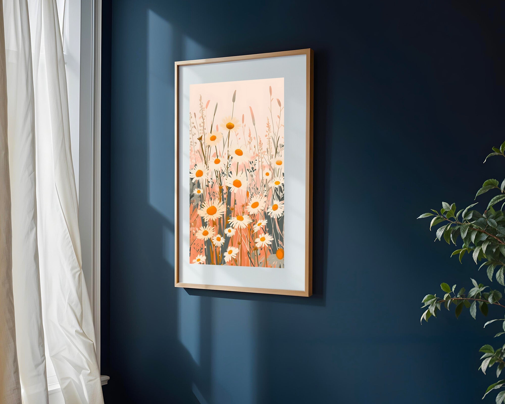 Margaritas al Atardecer | Cuadro decorativo de Monkey Canvas