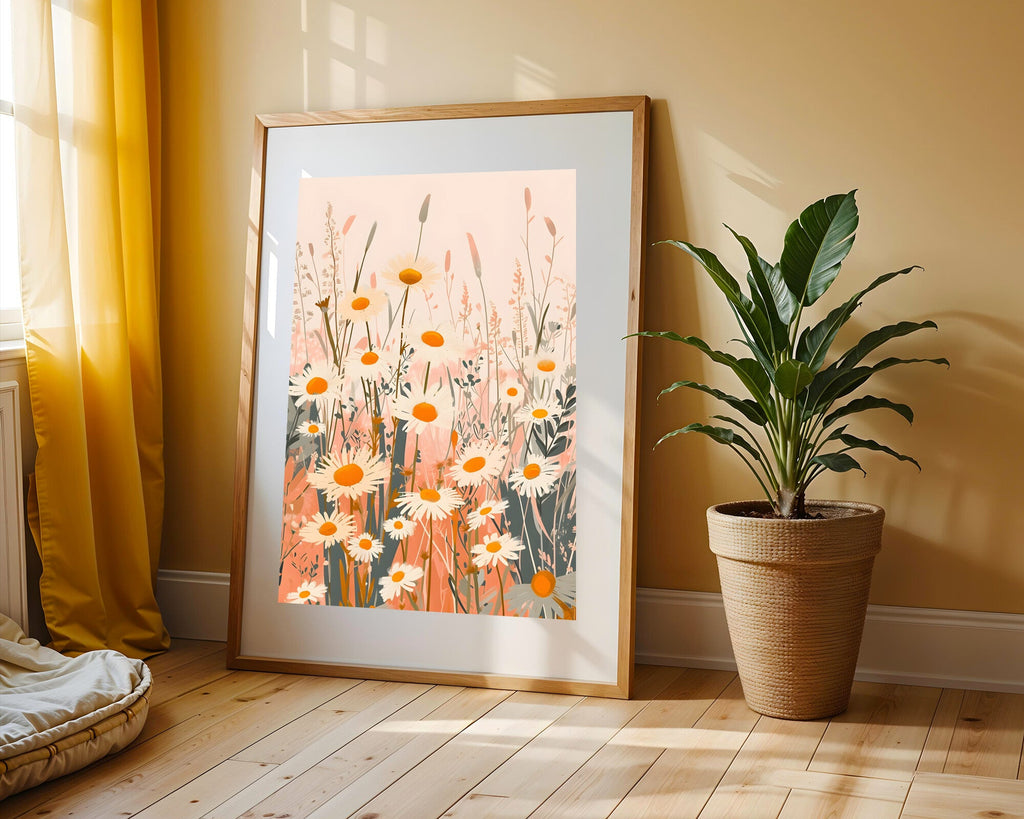Margaritas al Atardecer | Cuadro decorativo de Monkey Canvas